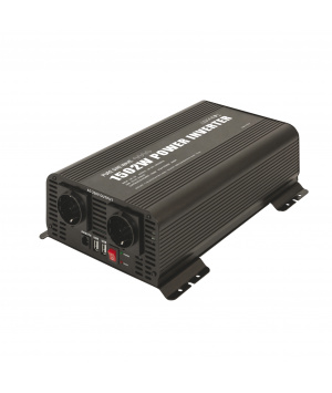 Convertisseur 12V/230V 1500W Pure Sinus + télécommande Gys PSW1502W RC-12