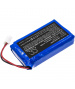 Batterie 7.4V 0.6Ah LiPo UPS-A890 pour Sirene Chuango WS-108