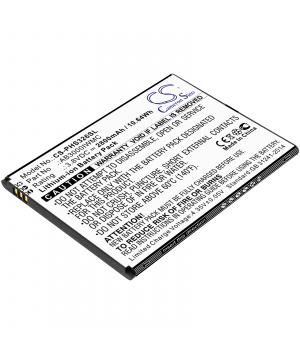 Battery 3.8V 2.8Ah Li-ion AB3000IWMC for Philips Xenium S326