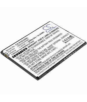Batterie 3.8V 2.8Ah Li-ion AB3000IWMC pour Philips Xenium S326