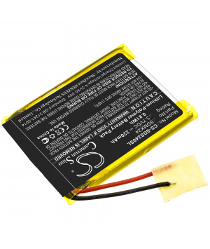 Batería 3.7V 0.22Ah LiPo SDMX24 para SanDisk Sansa Clip Sport