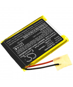 Batterie 3.7V 0.22Ah LiPo SDMX24 pour SanDisk Sansa Clip Sport