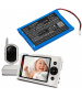 Akku 3.7V 2Ah LiPo SP405068 für Babyphone LUVION Prestige Touch