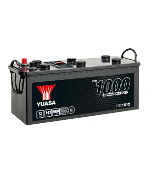 Batterie plomb YUASA 12V 143Ah 900A Super Heavy Duty YBX1612