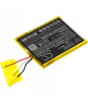 3.7V 0.26Ah LiPo PR-303038PL Battery for SanDisk Sansa Clip Plus