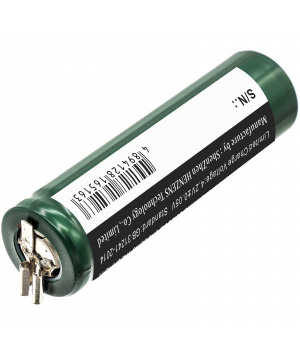 Batteria 3.7V 800mAh Li-Ion per TOWer MOSER ChromStyle 1584 Li-Pro Mini