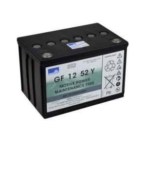 Batterie Blei Gel 12V 60Ah Halbzug GF12052YO