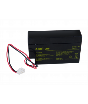 Batterie Plomb 12V 0.8Ah EXALIUM (96X25X62) (EXA0.8-12) 
