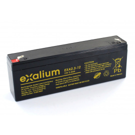 Exalium 12V 2.3Ah EXA2.3-12EN batería de plomo