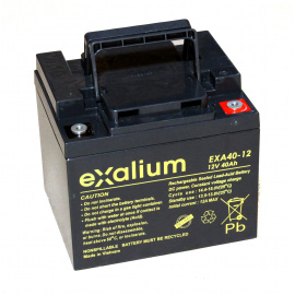 Batterie Plomb 12V 40Ah EXALIUM (198X166X171) (EXA40-12FR) 