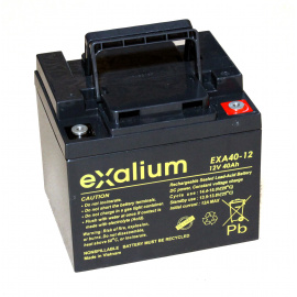 Exalium 12V 40Ah EXA40-12FR lead battery