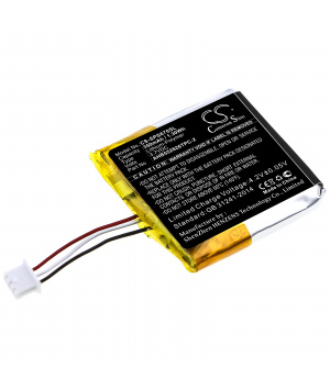 Batteria LiPo da 3,7 V da 350 mAh per cuffie per giocatore GSP 670