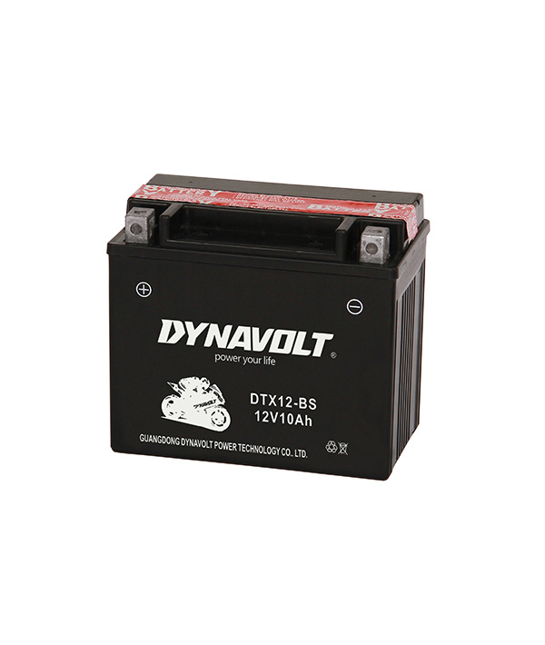 Batterie moto étanche 12V 10Ah 160A YTX12-BS / DTX12-BS sans entretient