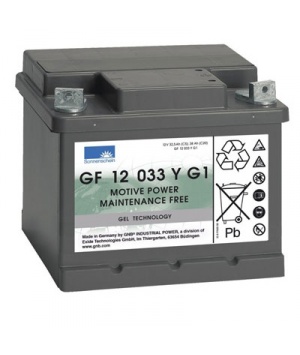 Batterie plomb Gel 12V 33Ah GF12033YG1 Dryfit