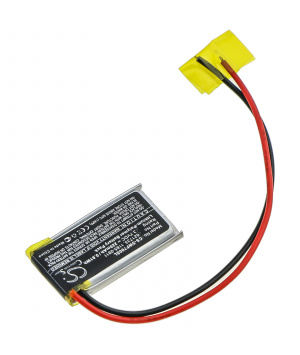 3.7V LiPo battery for charging cases compatible with Sony WF-XB700 earpiece