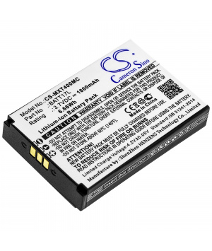 Batería 3.7V 1.8Ah Li-ion BATT17L para cámara Midland XTC450