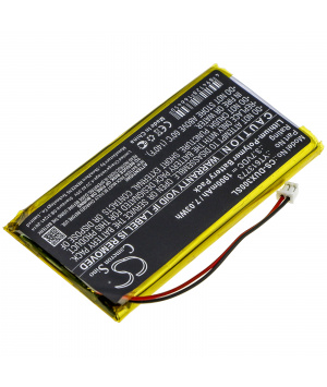 Batterie 3.7V 1.9Ah Lipo YT613773 pour lecteur MP3 Xduoo X3