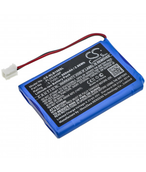 3.7V 800mAh Li-Ionen Akku für Interkom NOLAN N-Com B901R