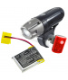 Batteria 3.7V 190mAh LiPo per lampada flash Cycle Shark 550R