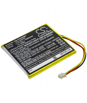 7.2V battery for Visonic MCS-700, 0-9912-J 250mAh