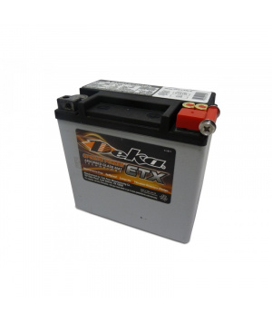 Batterie plomb moto 12V 12Ah DEKA ETX14L Harley Davidson