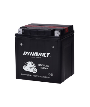 Battery lead motorcycle 12V 30Ah 350A dynavolt DTX30L-BS maintenance-free