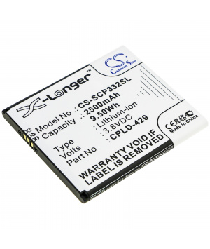 Batterie 3.8V 2.5Ah Li-ion CPLD-429 pour Sprint Coolpad Surf Mifi Hotspot 4G