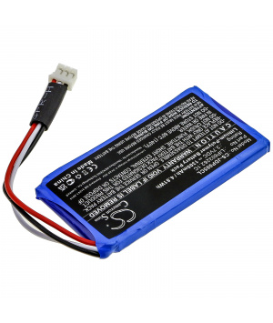 3.7V 1.3Ah LiPo LIP603262.1C Batteria per Jablocom GDP-04i