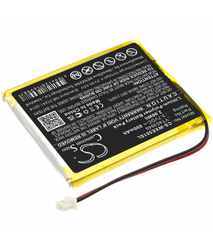 3.7V 800mAh LiPo YT453949 Batteria per WEXLER E5001 E-Reader