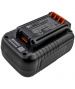 40V 2Ah Li-Ion LBXR36 Battery for Black & Decker Tools