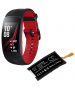 Akku 3.85V 0.2mAh Lipo für Smartwatch SAMSUNG Gear Fit 2 Pro