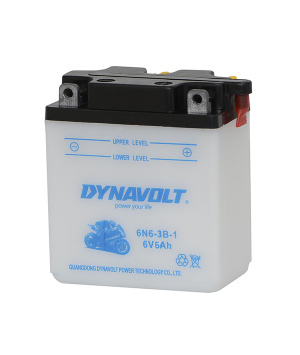 BleiBatterie Moto 6V 6Ah 6N6-3B-1 Dynavolt