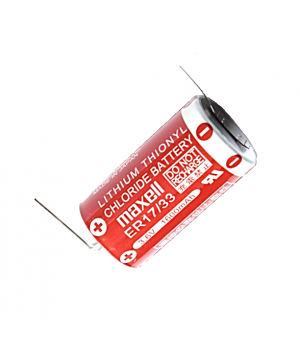 Pile 3.6V 1.6Ah lithium Maxell (ER17/33)