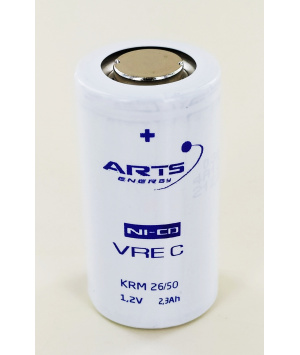 Baterías Saft 1.2V 2.3Ah NiCd VREC2300