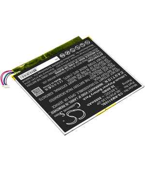 3.85V 8Ah LiPo MLP2678135-2P Batería para Verizon Ellipsis 10 HD Tablet