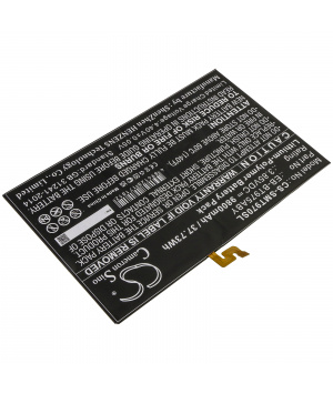 3.85V 9.8Ah LiPo EB-BT975ABY Battery for Samsung Galaxy Tab S7 Plus 12.4