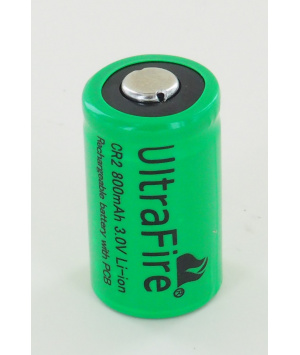 Rechargeable 3V 800mAh Li-ion 15270 CR2 battery