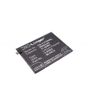 3.8V 3Ah LiPo BLP613 Batteria per Oneplus 3