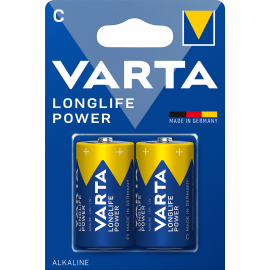 Battery alkaline LR14 Pack of 2 Longlife Power Varta