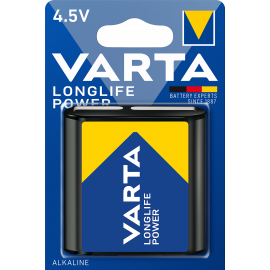 Pilas alcalinas 3LR12 4.5V LongLife Power Varta