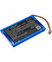 3.7V 800mAh Li-ion Battery for Ingenico Vital'Act 3S Player