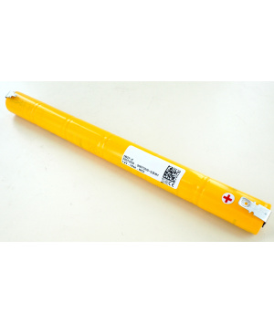 Batterie 7.2V 1.6Ah NiCd Faston +6,3/-2,8 type Zumtobel 04821262 (11937)