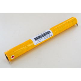 Batterie 6V 1.6Ah NiCd 5KRMT 23/43 pour BAES Zemper faston 2.78/4.8 mm (ZCSHT-1600KR)
