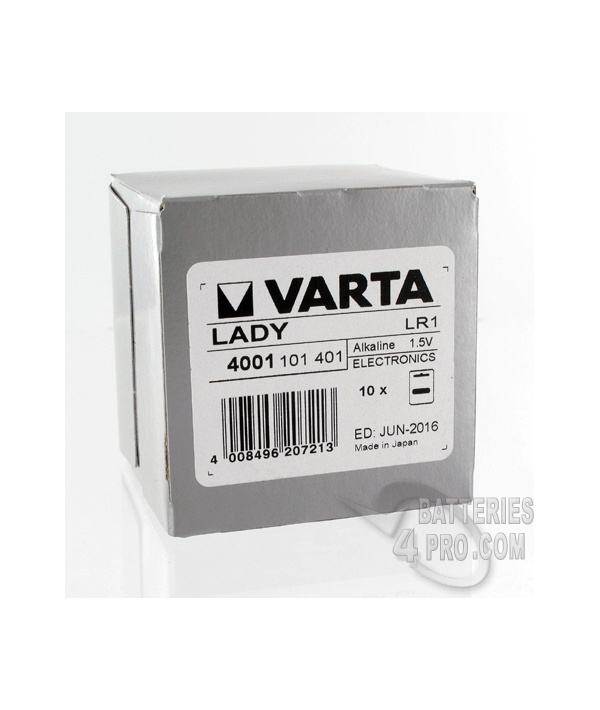 Piles Alcaline 12V LR1 / N VARTA - Pile spécifique par Varta