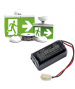 Batterie 7.4V 700mAh LI-PO/400 pour BAES Hedengren Neptolux