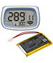 3.7V 0.9Ah LiPo VTK86 Battery for Gps Compass Velocitek Shift