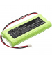 Batterie 7.2V 1.5Ah NiMh 802311062W2 pour alarme Vesta GX9ML