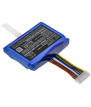 3.7V 2.9Ah LiPo IP604355-2P Batteria per TPE Dejavoo Z9 v3