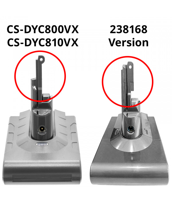 21.6V 2.6Ah Li-ion Battery for Dyson V8 series