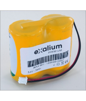 Pile 3.6V Lithium pour compteur Siemens Sitrans F M MAG 8000 (087L4150)